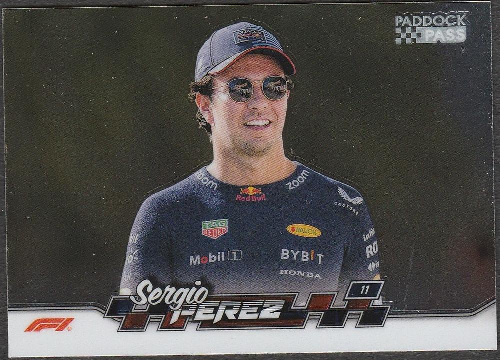 Sergio Perez #2 Paddock Pass - Chrome