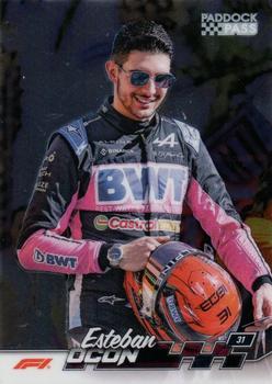 Esteban Ocon #9 Paddock Pass - Chrome