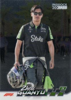 Zhou Guanyu #14 Paddock Pass - Black