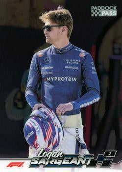 Logan Sargeant #20 Paddock Pass - Chrome
