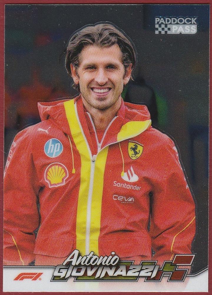 Antonio Giovinazzi #22 Paddock Pass - Black