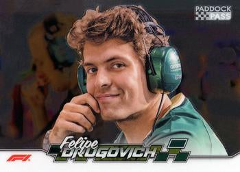 Felipe Drugovich #24 Paddock Pass - Chrome