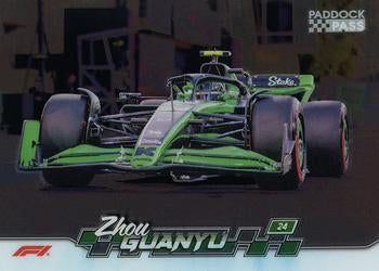 Zhou Guanyu #44 Paddock Pass - Chrome