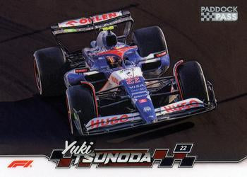Yuki Tsunoda #47 Paddock Pass - Chrome