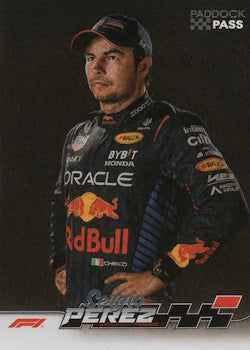 Sergio Perez #52 Paddock Pass - Chrome