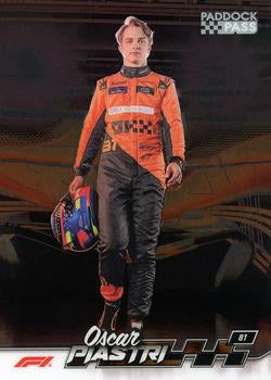 Oscar Piastri #58 Paddock Pass - Chrome