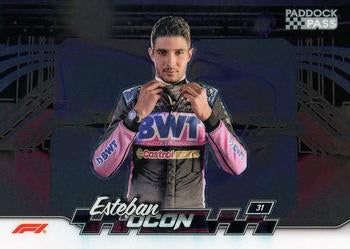 Esteban Ocon #59 Paddock Pass - Black