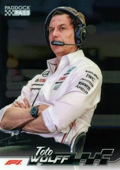 Toto Wolff #71 Paddock Pass - Black
