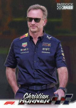 Christian Horner #72 Paddock Pass - Black