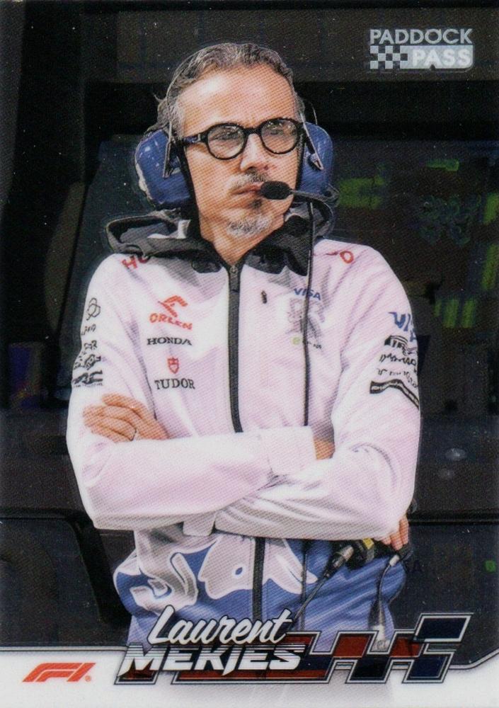 Laurent Mekies #77 Paddock Pass - Black