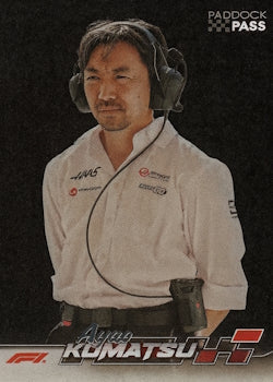 Ayao Komatsu #80 Paddock Pass - Black