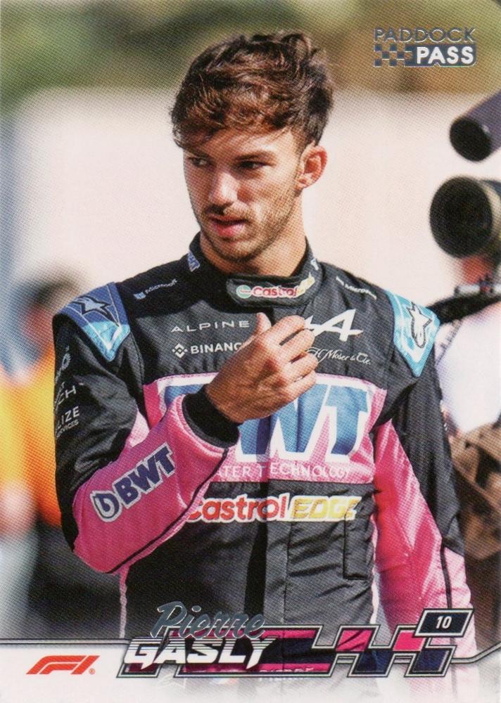 Pierre Gasly #10 Paddock Pass
