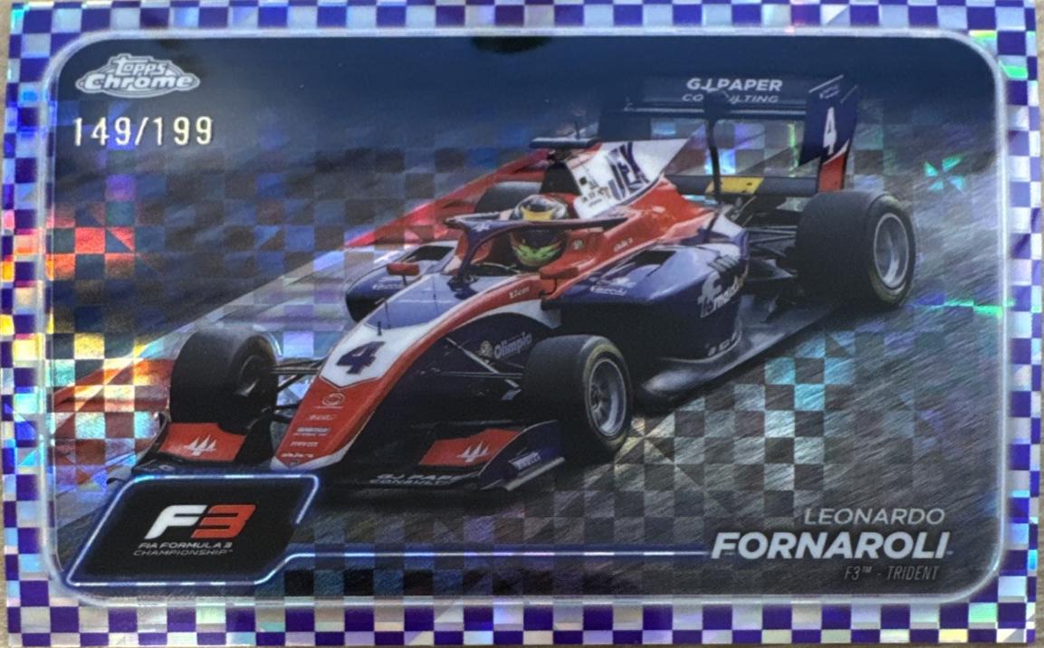 Leonardo Fornaroli #118 Purple Checkered Flag