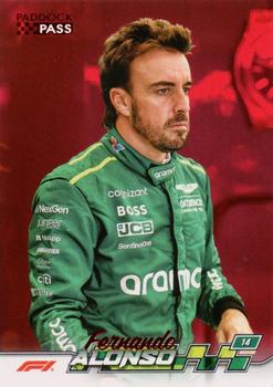 Fernando Alonso #11 Paddock Pass - Red