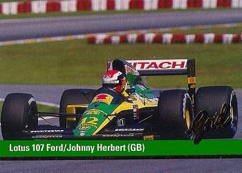 Lotus 107 Ford / Johnny Herbert #13
