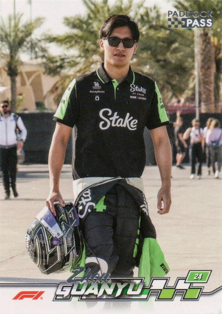 Zhou Guanyu #14 Paddock Pass