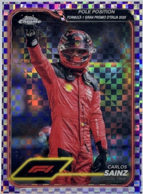Carlos Sainz #157 Purple Checkered Flag