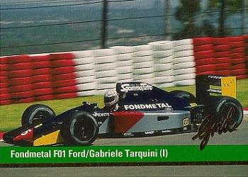 Fondmetal F01 Ford / Gabriele Tarquini #15