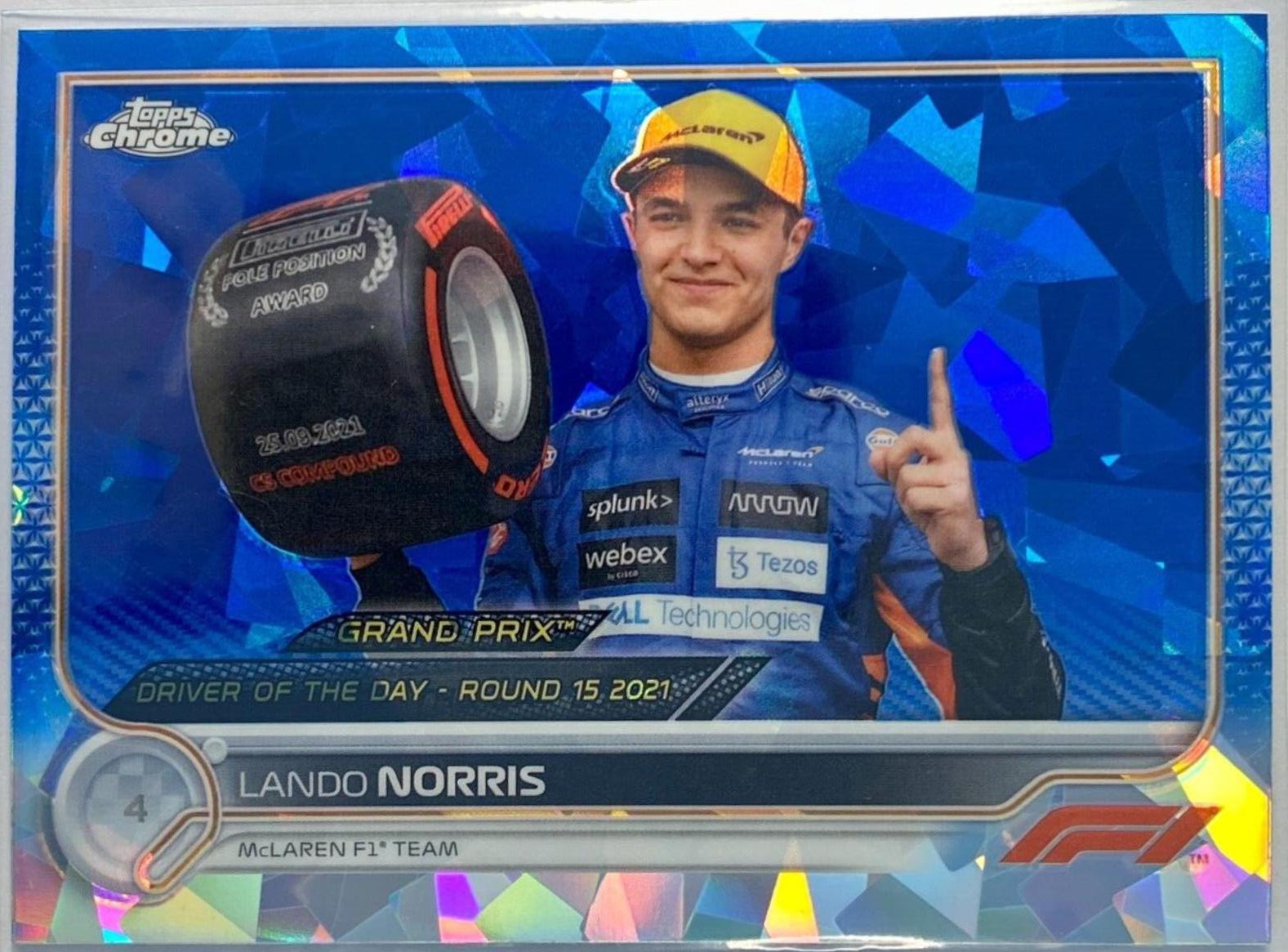 Lando Norris #186 Sapphire