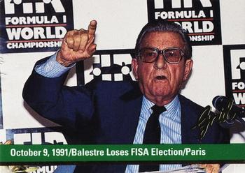 October 9, 1991/Balestre Loses FISA #196