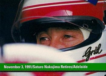 November 3, 1991/Saturo Nakajima Retires/Adelaide #199