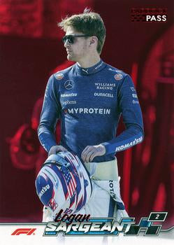 Logan Sargeant #20 Paddock Pass - Red