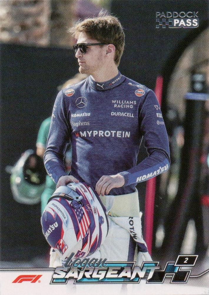 Logan Sargeant #20 Paddock Pass - Refractor