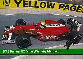 BMS Dallara 192 Ferrari / Pierluigi Martini #21