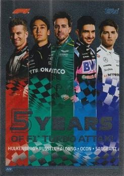 Hulkenberg, Russell, Alonso, Ocon, Sargeant #222