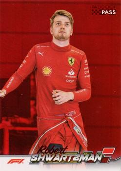 Robert Shwartzman #23 Paddock Pass - Red