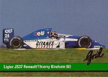 Ligier JS37 Renault / Thierry Boutsen #24
