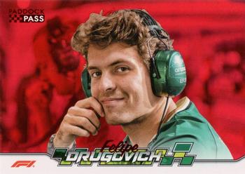 Felipe Drugovich #24 Paddock Pass - Red