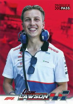 Liam Lawson #26 Paddock Pass - Red