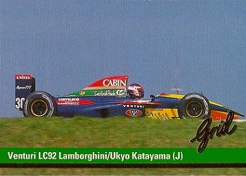 Venturi LC92 Lamborghini / Ukyo Katayama #28