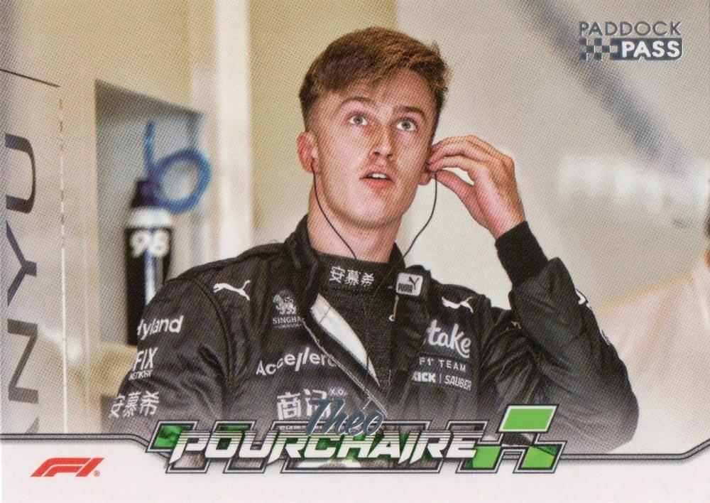 Theo Pourchaire #28 Paddock Pass - Refractor