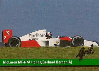 McLaren MP4 7A Honda / Gerhard Berger #2