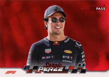 Sergio Perez #2 Paddock Pass - Red