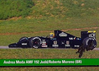 Andrea Moda AMF 192 Judd / Roberto Moreno #32