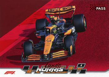 Lando Norris #37 Paddock Pass - Red