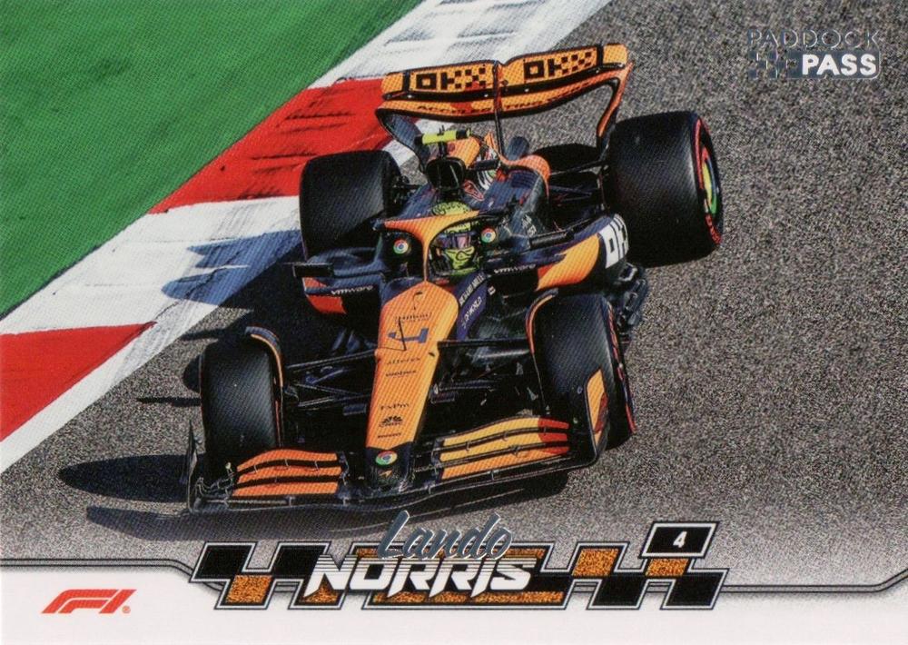 Lando Norris #37 Paddock Pass - Refractor