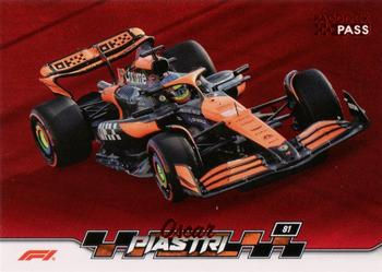 Oscar Piastri #38 Paddock Pass - Red