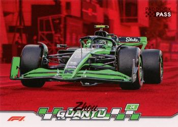 Zhou Guanyu #44 Paddock Pass - Red
