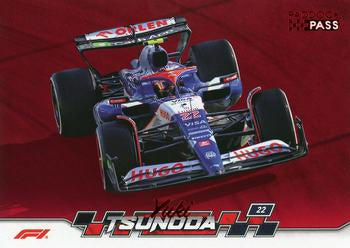 Yuki Tsunoda #47 Paddock Pass - Red