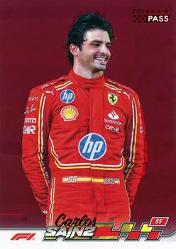 Carlos Sainz #4 Paddock Pass - Red