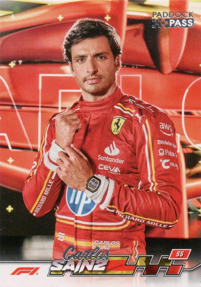 Carlos Sainz #54 Paddock Pass - Refractor