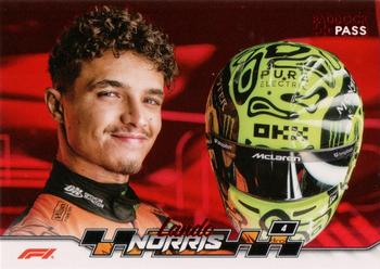 Lando Norris #57 Paddock Pass - Red