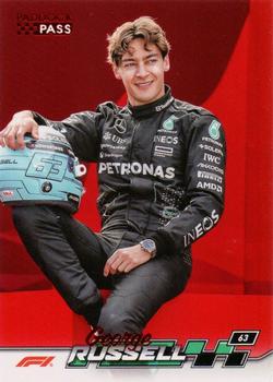 George Russell #5 Paddock Pass - Red