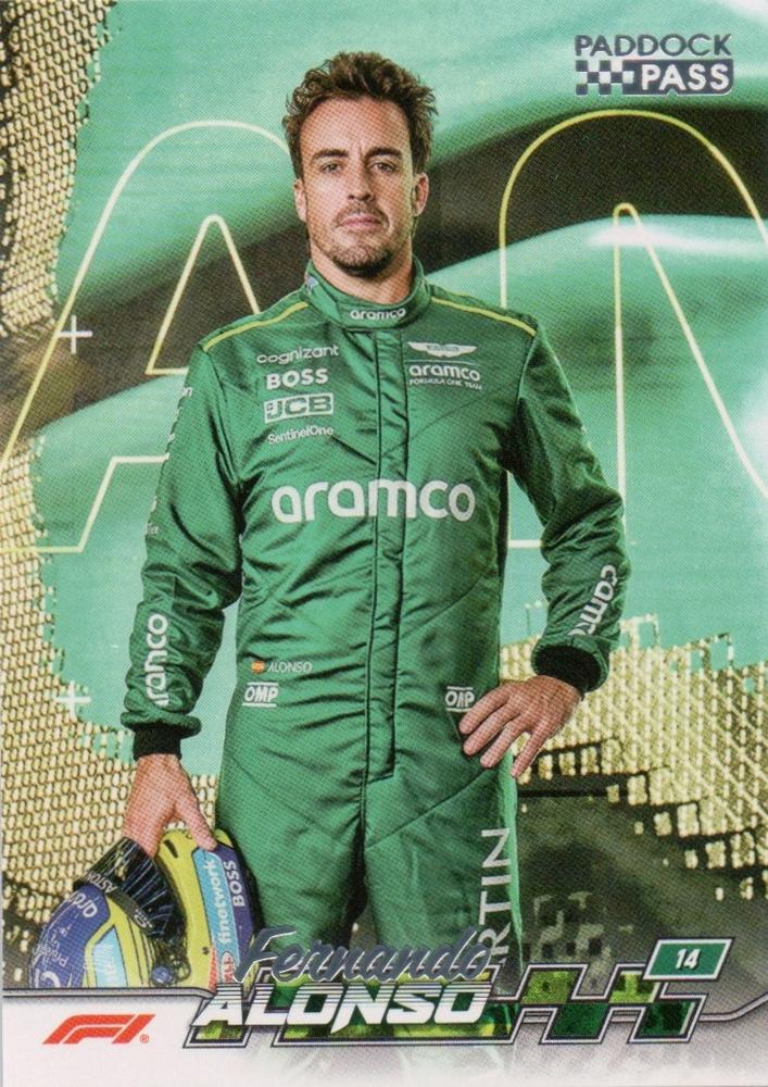 Fernando Alonso #61 Paddock Pass - Refractor