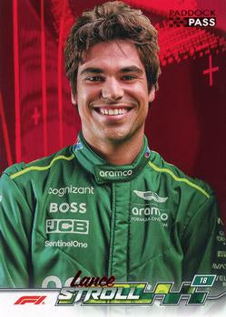 Lance Stroll #62 Paddock Pass - Red
