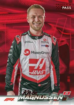 Kevin Magnussen #66 Paddock Pass - Red